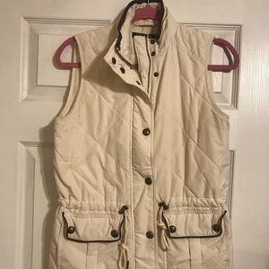 Ralph Lauren Brown and White Vest